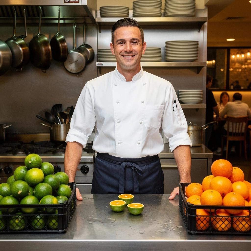 Širdies sveikatos simbolika su arbatos lapais ir citrusiniais vaisiais.